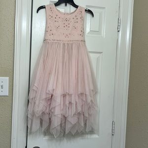 Pink/nude color girls dress, size 10, Camilla brand